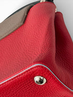 Load image into Gallery viewer, Louis Vuitton LV Capucine BB - Red, Blue, Taupe, Silver-tone Hardware
