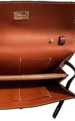 将图片加载到图库查看器，Hermès Kelly To Go Bordeaux Veau Togo Leather Palladium Hardware
