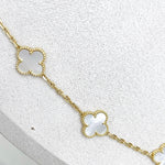 Charger l&#39;image dans la galerie, Van Cleef And Arpels VCA Vintage Alhambra 10 Motifs White Mother of Pearl Yellow Gold
