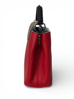 Load image into Gallery viewer, Louis Vuitton LV Capucine BB - Red, Blue, Taupe, Silver-tone Hardware

