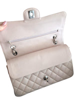 Load image into Gallery viewer, Chanel Timeless Classic Medium Cloud Pink Caviar Silver-tone Hardware M/L
