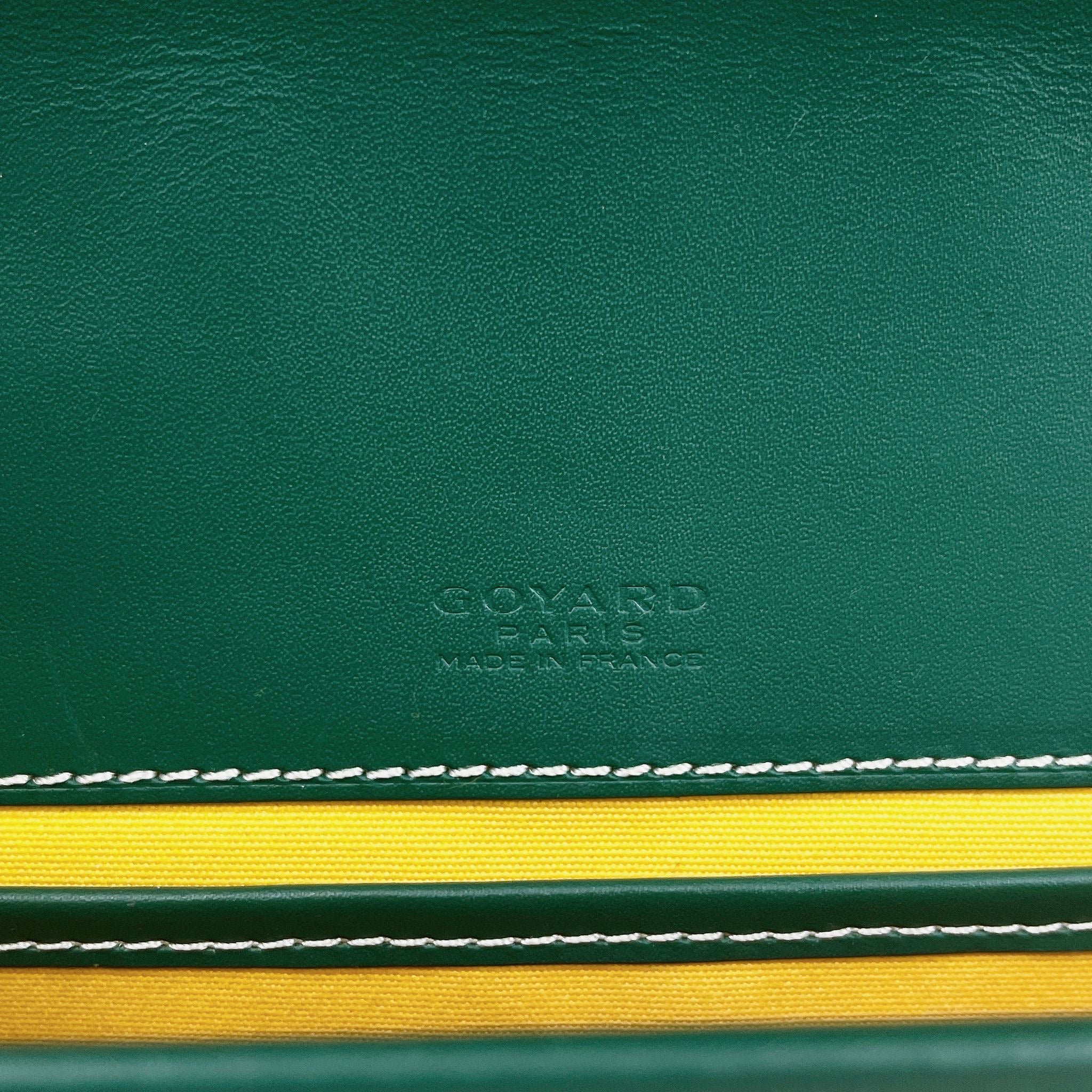 Goyard Belvedere PM Green Goyardine Canvass Palladium Hardware