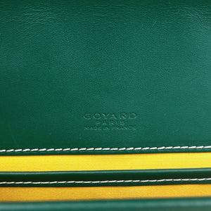 Goyard Belvedere PM Green Goyardine Canvass Palladium Hardware