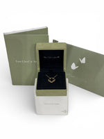 Load image into Gallery viewer, Van Cleef and Arpels VCA Vintage Alhambra 1 Motif Onyx Pendant Yellow Gold
