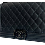 将图片加载到图库查看器，Chanel So Black Leboy Old Medium
