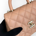 Load image into Gallery viewer, Chanel Coco Handle Extra Mini 21P Pink Caviar Gold-tone Hardware
