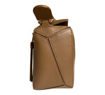 Load image into Gallery viewer, Loewe Puzzle Bag Satin Calfskin Small with Strap
