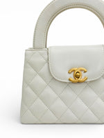 Load image into Gallery viewer, Chanel Kelly Shopping Tote Mini White Calfskin Gold-tone Hardware
