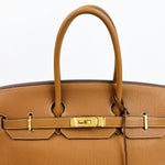 Load image into Gallery viewer, Hermes Birkin 35 Retourne Gold Togo 24kt Plated Gold Hardware
