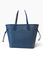 Charger l'image dans la galerie, Louis Vuitton LV Neverful MM, Monogram Denim/Epi Leather, Gold-tone Hardware

