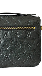 将图片加载到图库查看器，Louis Vuitton LV Pochette Metis Black Monogram Empreinte
