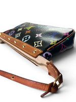 Charger l'image dans la galerie, Louis Vuitton x Takashi Murakami Monogram Multicolore Pochette Accessoires - Black
