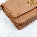 Load image into Gallery viewer, Chanel19 Wallet on Chain 21K Caramel Lambskin Mixed Hardware
