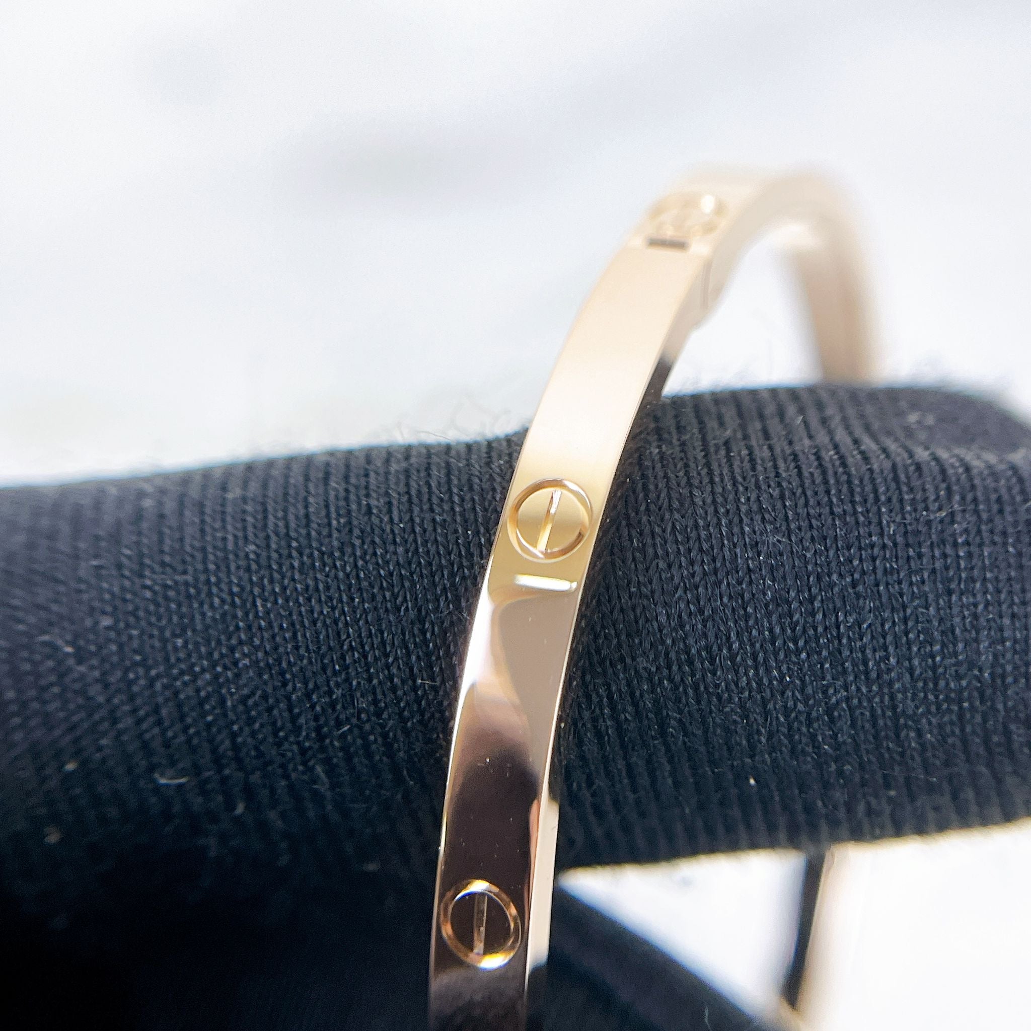 Cartier Love Bracelet, Small Model Rose Gold Size 16