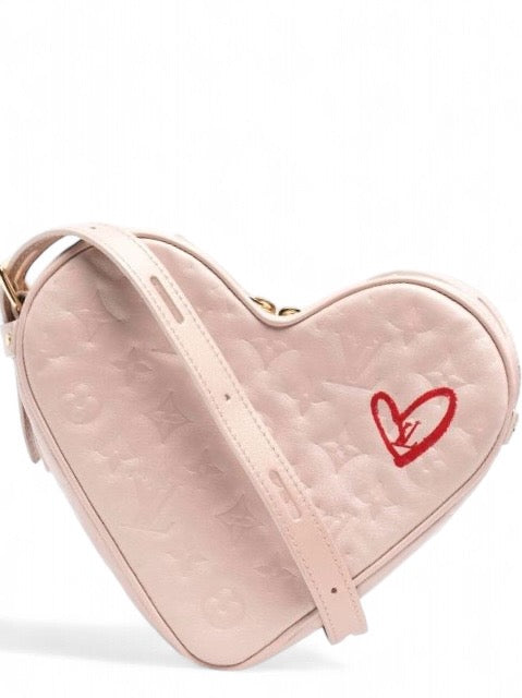 Louis Vuitton LV Fall In Love Cœur Heart Bag Iridescent Pink Gold-tone Hardware