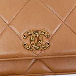 Load image into Gallery viewer, Chanel19 Wallet on Chain 21K Caramel Lambskin Mixed Hardware
