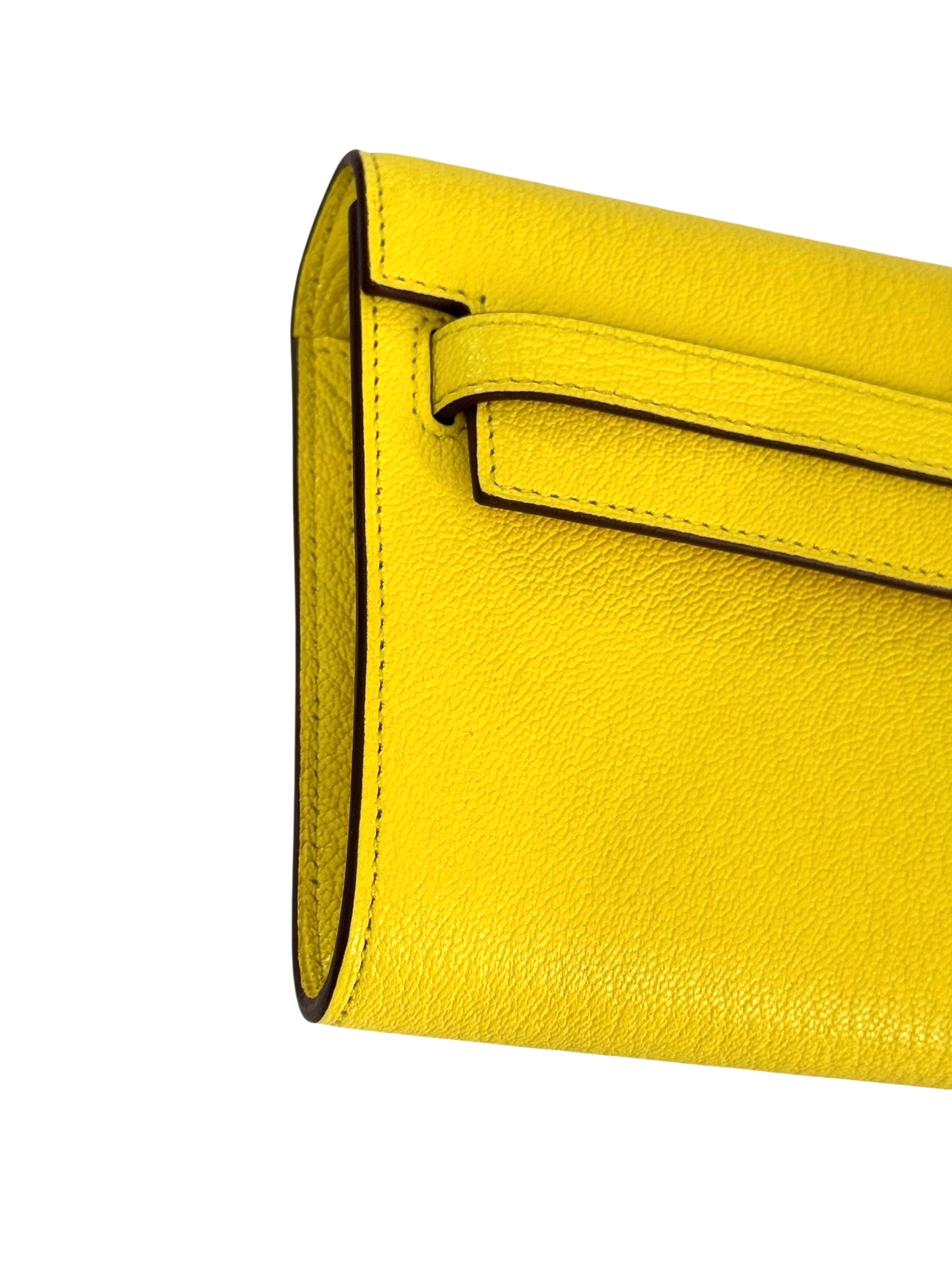 Hermes Kelly To Go Chevre 24kt Gold-plated Hardware