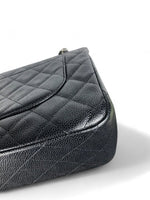 Load image into Gallery viewer, Chanel Timeless Classic Jumbo Black Caviar Silver-tone Hardware
