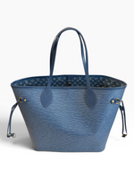 Charger l'image dans la galerie, Louis Vuitton LV Neverful MM, Monogram Denim/Epi Leather, Gold-tone Hardware
