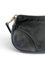 Load image into Gallery viewer, Prada Tessuto Leather and Nylon Baguette - Black, Silver-tone Hardware
