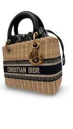 将图片加载到图库查看器，Christian Dior Lady Dior Natural Wicker - Medium
