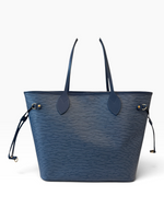 Charger l'image dans la galerie, Louis Vuitton LV Neverful MM, Monogram Denim/Epi Leather, Gold-tone Hardware
