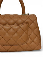 Charger l'image dans la galerie, Chanel Coco Handle Mini 21P Caramel Caviar Gold-tone Hardware

