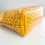 将图片加载到图库查看器，Goyard Artois PM Tote Yellow Goyardine Canvass
