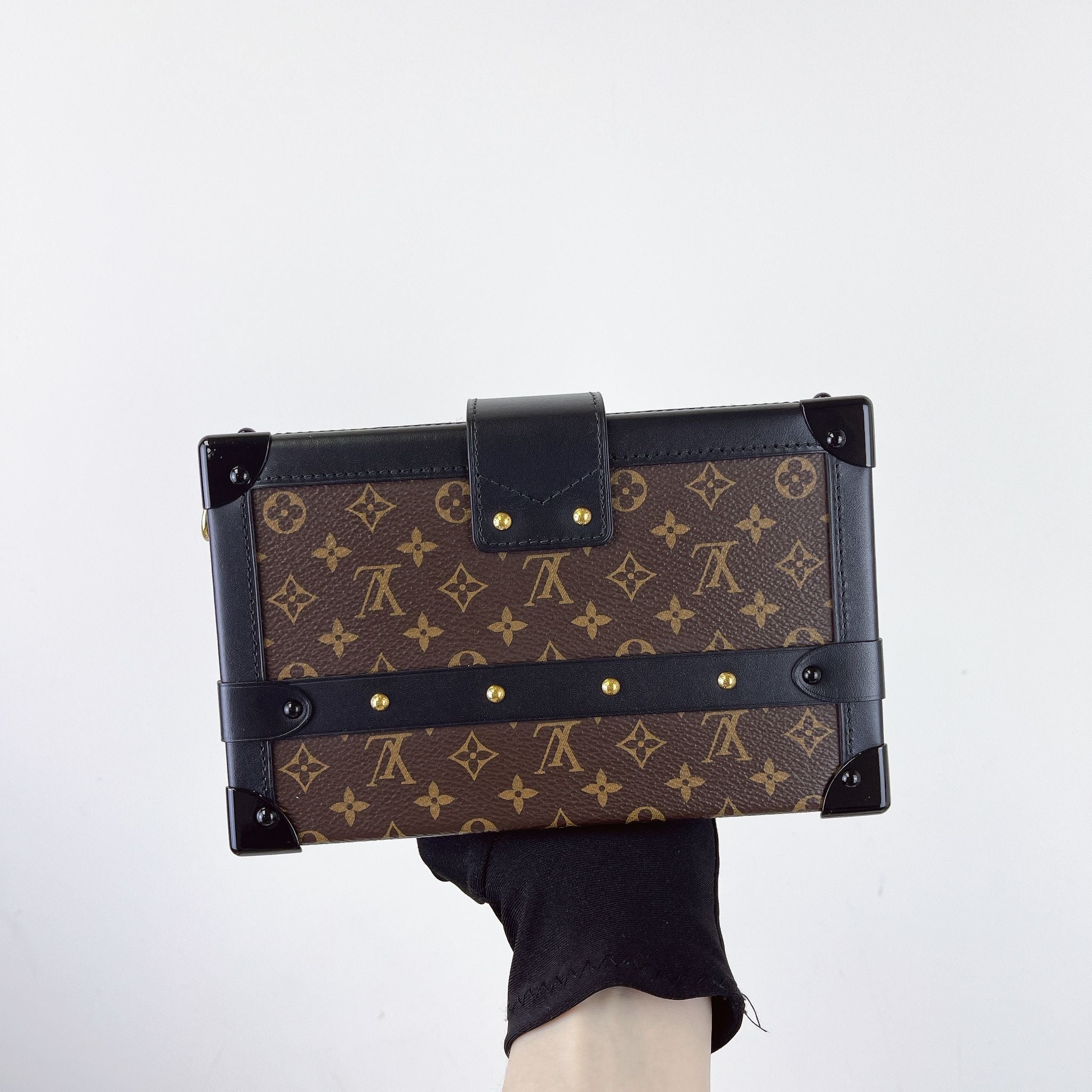 Louis Vuitton Petite Malle Trunk Bag Classic Monogram, Gold-tone Hardware