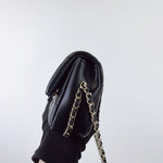 Load image into Gallery viewer, Chanel Precious Pearls Mini Flap Black Lambskin Light Gold-tone Hardware
