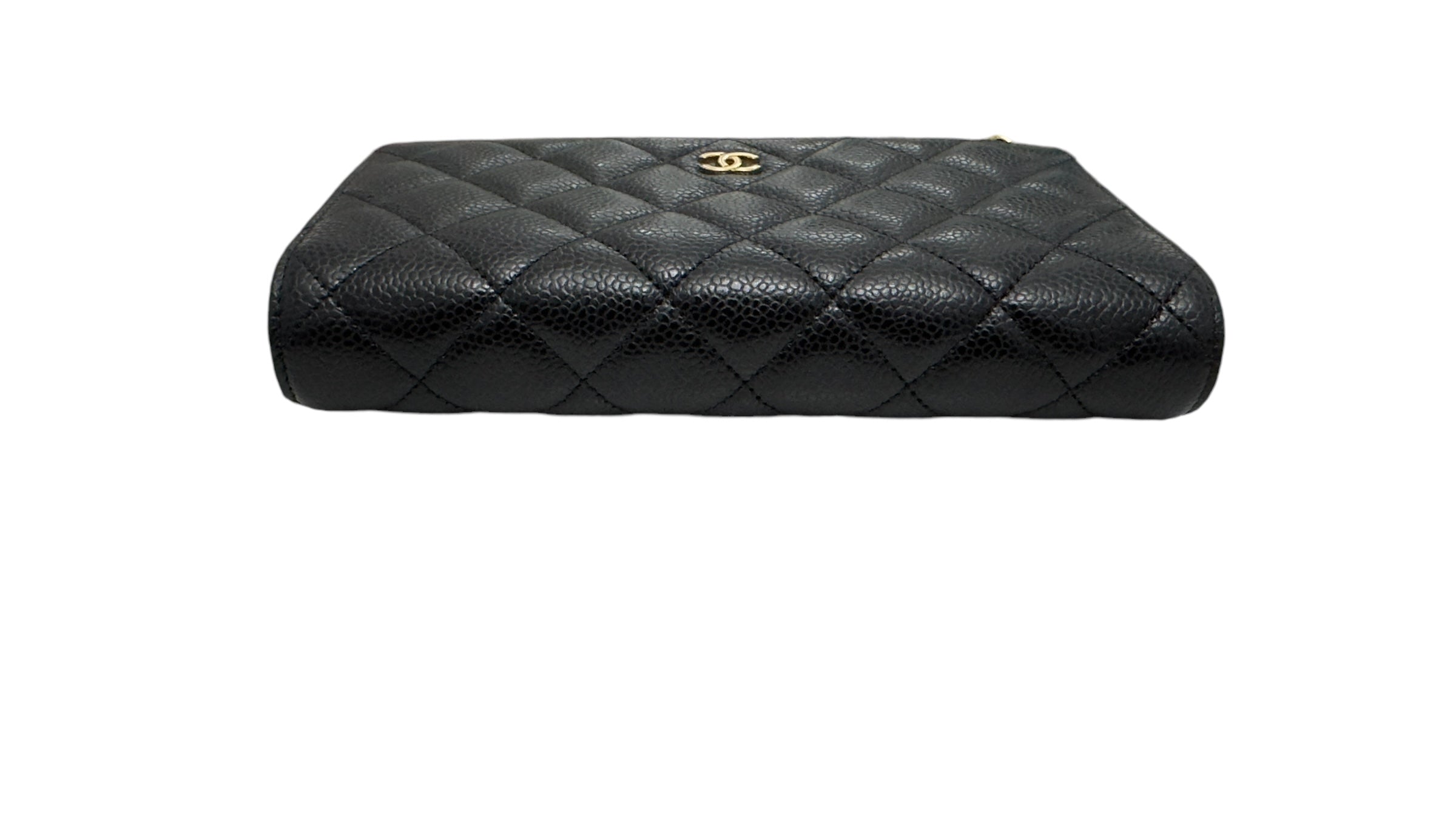 Chanel Classic Wallet on Chain Black Caviar Gold-tone Hardware