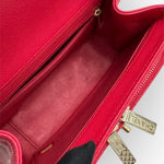 Charger l&#39;image dans la galerie, Chanel Business Affinity Strawberry Red Grained Calfskin - Caviar, Gold-tone Hardware
