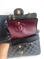 Charger l'image dans la galerie, Chanel Timeless Classic Small Black Caviar Gold-tone Hardware
