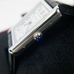 Load image into Gallery viewer, Cartier Tank Must Watch 41mm Black Croco Strap
