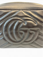 Load image into Gallery viewer, Gucci GG Marmont Camera Bag Mini - Black Calfskin Gold-tone Hardware
