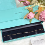 将图片加载到图库查看器，Tiffany &amp; Co Smile Bracelet Diamonds Rose Gold
