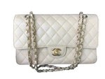 将图片加载到图库查看器，Chanel Timeless Classic Medium Beige Caviar Gold-tone Hardware
