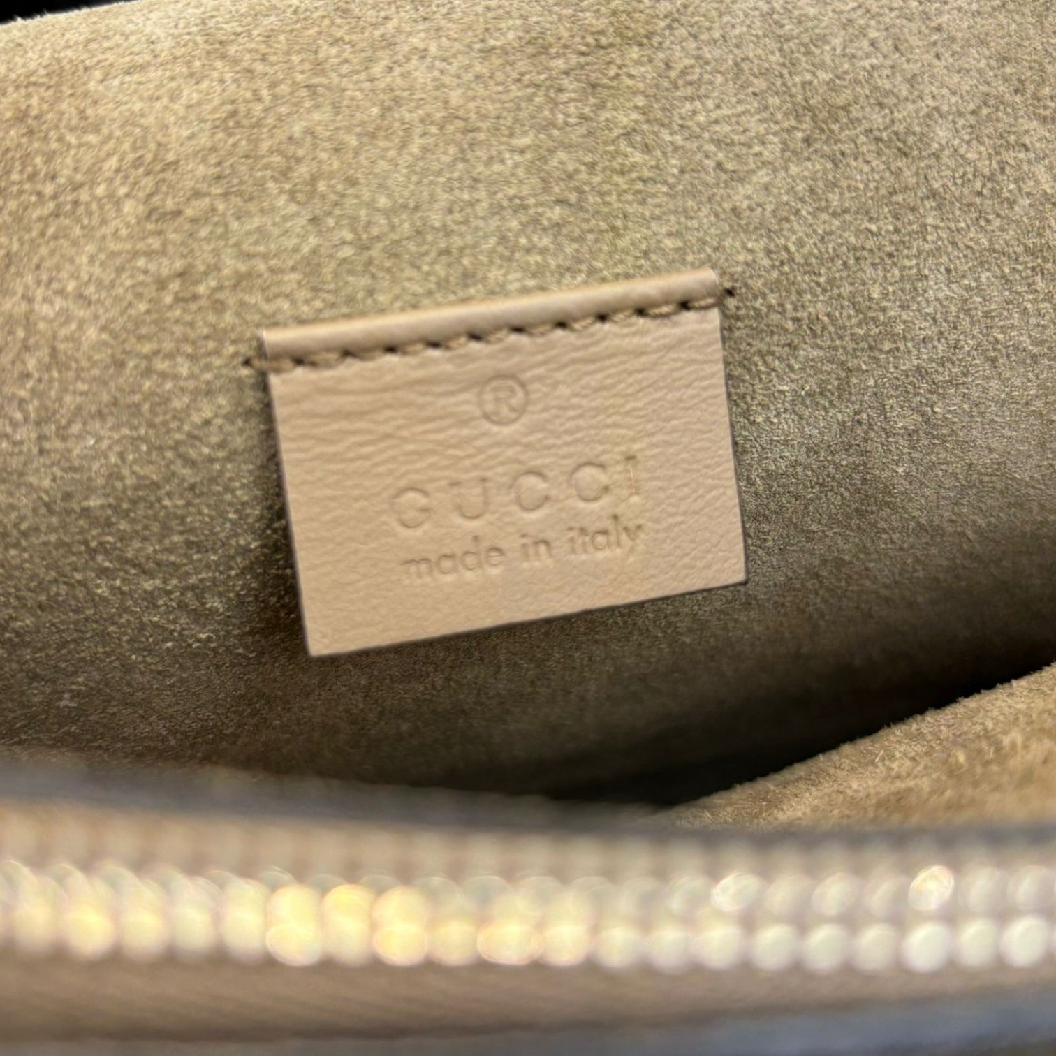 Gucci Dionysus Small GG Supreme Monogram Taupe RHW