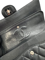 Load image into Gallery viewer, Chanel Timeless Classic Medium M/L Black Caviar Silver-tone Hardware
