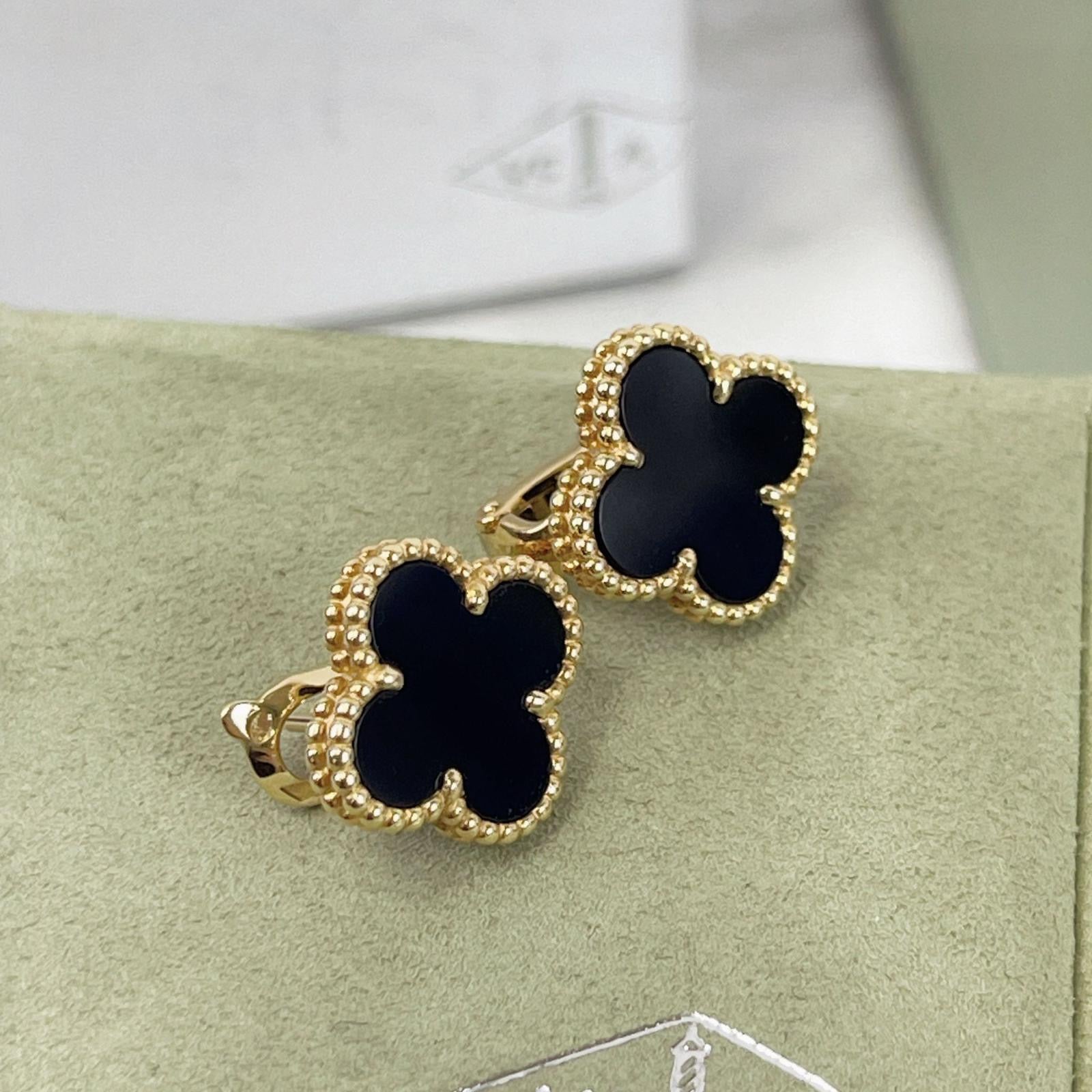 Van Cleef and Arpels Vintage Alhambra Earrings