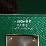 Charger l&#39;image dans la galerie, Hermes Kelly Sellier 32 Vert Vertigo Epsom Palladium Hardware
