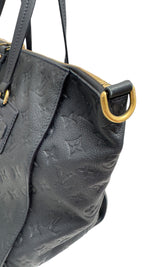 Load image into Gallery viewer, Louis Vuitton Lumineuse PM Navy Empreinte Gold-tone Hardware
