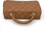 Charger l'image dans la galerie, Chanel Coco Handle Mini 21P Caramel Caviar Gold-tone Hardware
