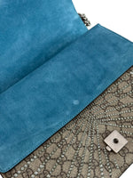 Load image into Gallery viewer, Gucci Dionysus GG Supreme Tiger - Large Crystal Embellished, Silver-tone Hardware
