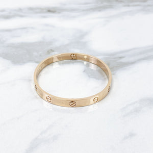 Cartier Classic Love Bracelet Rose Gold Size 20