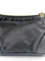 Load image into Gallery viewer, Prada Tessuto Leather and Nylon Baguette - Black, Silver-tone Hardware
