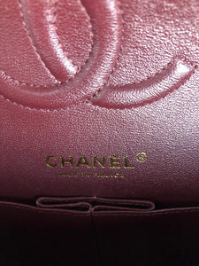 Chanel Timeless Classic Medium Double Flap Black Lambskin Gold Hardware