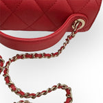 Load image into Gallery viewer, Chanel Business Affinity Small, Strawberry Red Grained Calfskin - Caviar, Gold-tone Hardware
