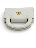 Load image into Gallery viewer, Chanel Kelly Shopping Tote Mini White Calfskin Gold-tone Hardware
