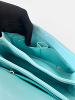 将图片加载到图库查看器，Chanel Trendy CC Small Chevron Sky Blue Lambskin Gold-tone Hardware

